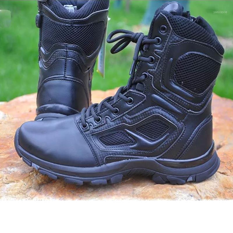 

CQB.SWAT Anti slip Army Boots Men Tactical Boots Combat shoes black and shoelace comfortable outsole1