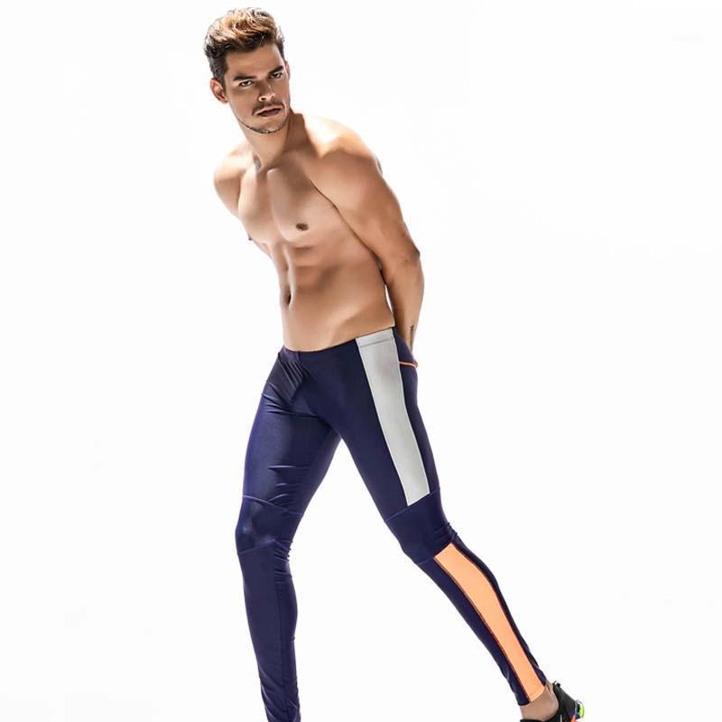 

Men Compression Running Pant Fitness Basketball Training Gym Legging Sports Jogging Long Yoga Athletic Pants1, Black