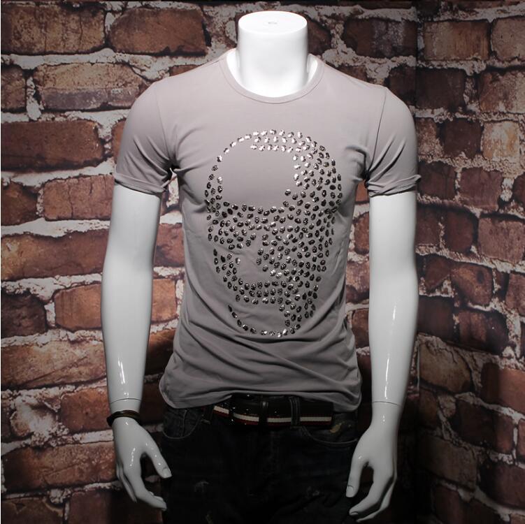 

High Quality Short Sleeve T-shirt Simple Men Adjustment Comfortable Personality Top Tees Fs6m, Black