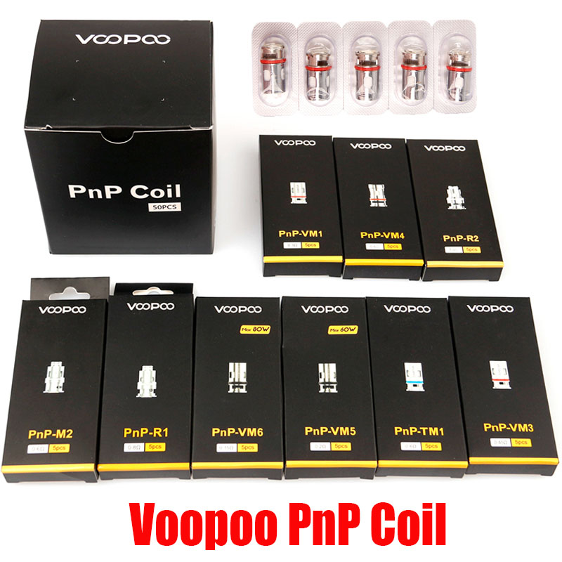 

Original VOOPOO PnP Coils Head Mesh VM1 VM3 VM4 VM5 VM6 TM1 M2 R1 R2 Vape Replacement Core For Vinci R X Drag S Argus RX Air Atomizer Kit 100% Authentic
