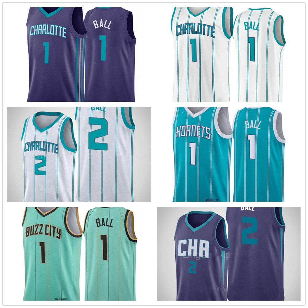 

NEW 20 21 Draft Pick 2 LaMelo Ball Jersey Mint Green Blue White New City Basketball Edition Man Good Quality, Colour 4
