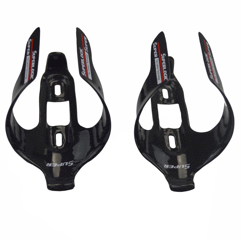 

2pcs bicycle bottle holder Water Bottle Cage Mountain Bike Cycling carbon Holder Ultralight HandleBar Mount parts