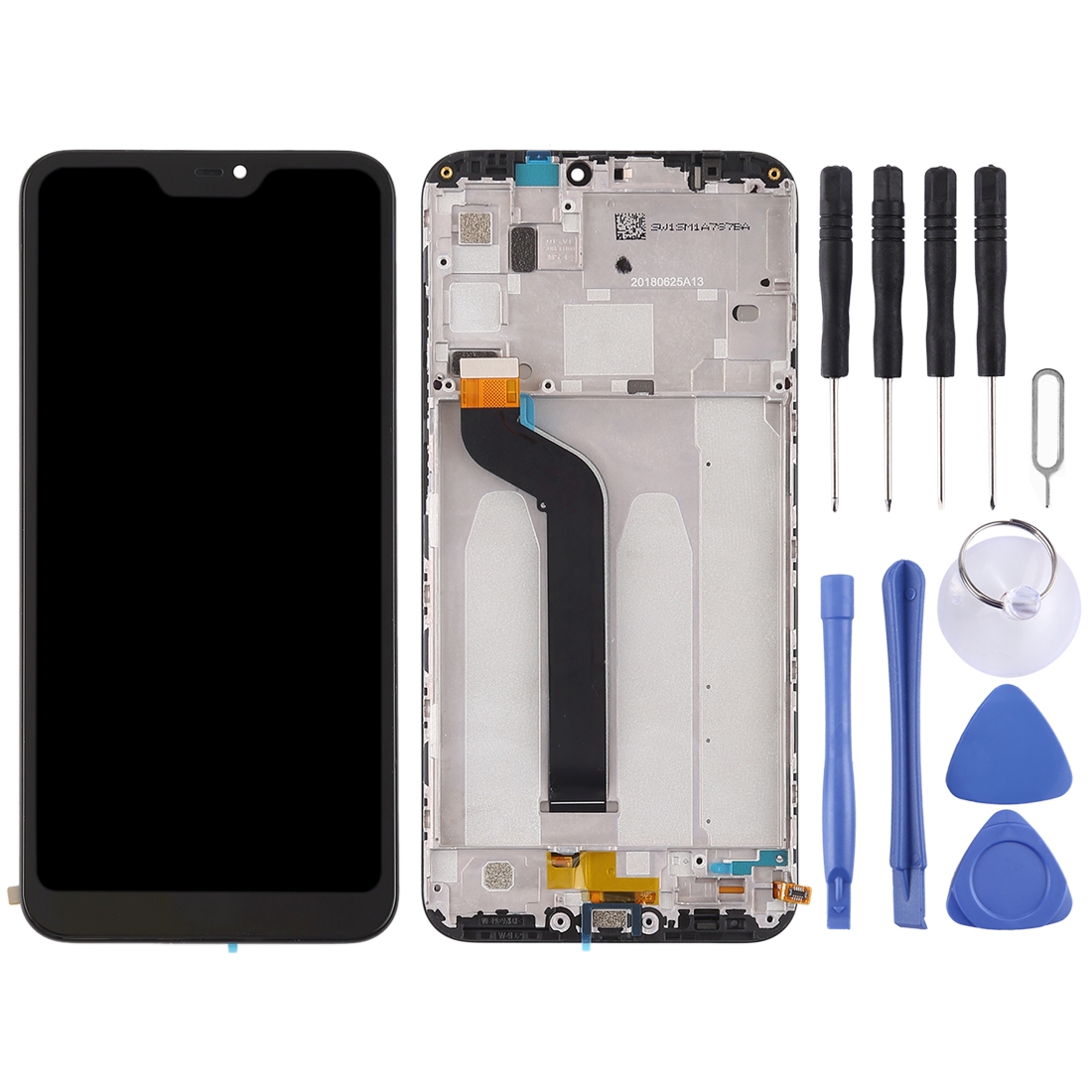 

LCD Screen and Digitizer Full Assembly with Frame for Xiaomi Redmi 6 Pro A2 Lite