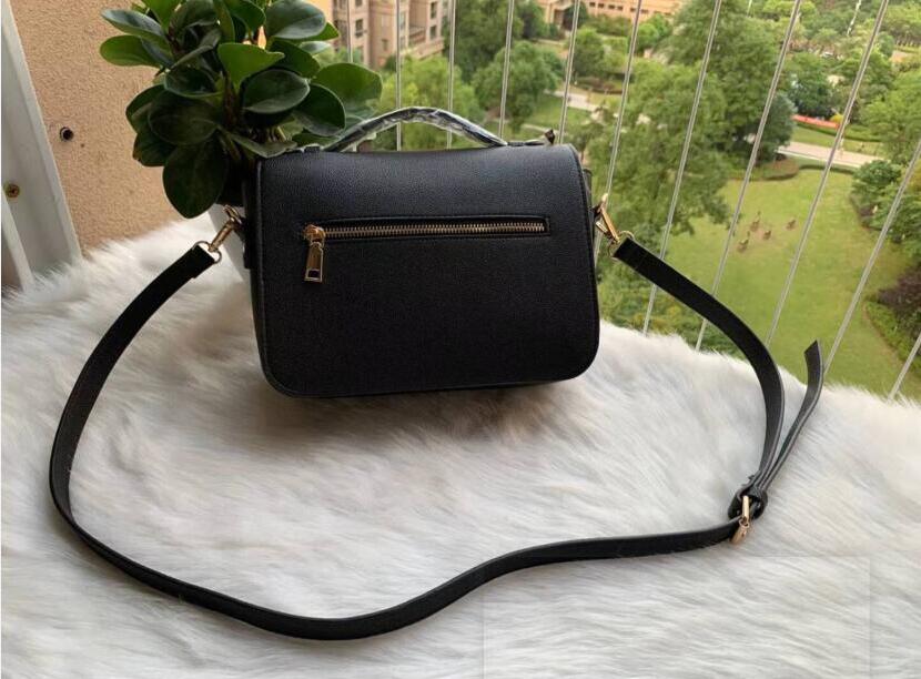 

discount price Embossed shoulder bags pu Synthetic Leather black red women's handbag crossbody messenger bag large size 26cm rtt