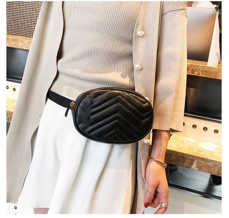 

Vintage Stripe Lattice Waist Bag Crossbody Handbag Tote Fashion New Messenger Bag Clutch New High Quality PU Bags1, Gold