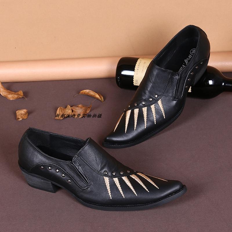 

italian mens shoes brands steel toe pointy shoes mens formal genuine leather loafers zapatos hombre vestir office, As picture