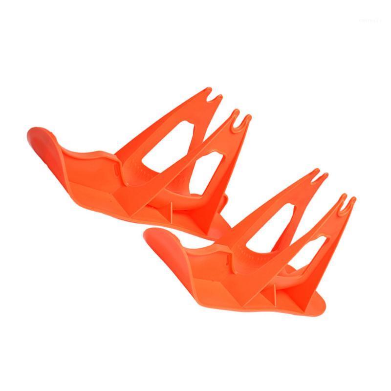 

2pcs Sled with Straps Bike Snowboard Ski Kit Bike Sled Kit Winter Sports Supply1, Orange