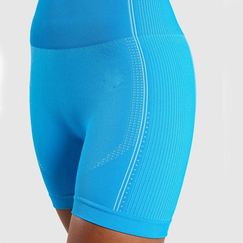 

2020 Quick-dry Shorts Women' High Waist Sports Short Workout Running Fitness Leggings Female Yoga Shorts Gym push up1, Orange style 4