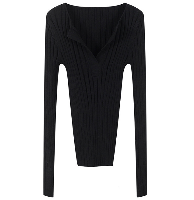 

Sexy 2021 New Cashmere Deep Down in v Sweater Woman Luxury Designer Vintage Jersey N1v8 4HIP ECJX, White apricot.