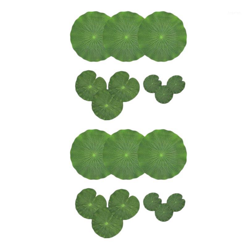 

2 Sets Artificial Leaf Pond Lotus Leaf Suitable for Aquarium Family Garden Wedding Special Event Decoration1, Green