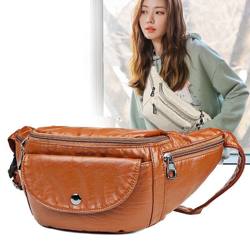 

Luxury Waist Pack Women 2020 Fashion Crossbody Bag Women Chest Bag Phone Pouch Belt Female Banana Bags Hip Waist1, Sky blue