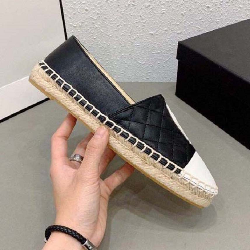 

Women Flat Loafers in Real Lambskin Fashion Comfortable casual loafers Women Flat Shoes Espadrilles Summer Fashion Casual shoes CH120 08, Black