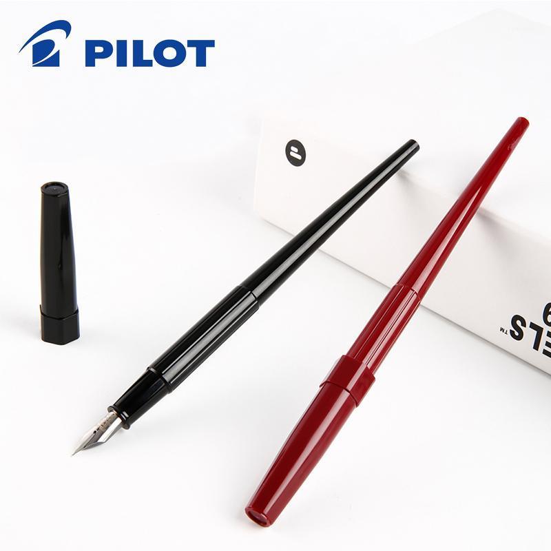 

1Pcs PILOT DPN/DPP-70 Slender Long Pen Barrel Fountain Pen EF/F/M Tip Practice Calligraphy Painting Ink Student Stationery1, Red