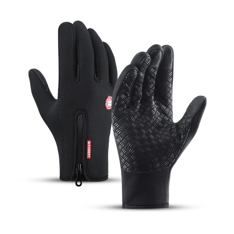 

Waterproof Gloves Winter Warm Motorcycle Riding Winter Snow Ski Snowboard Gloves Touch Screen Heated, Orange