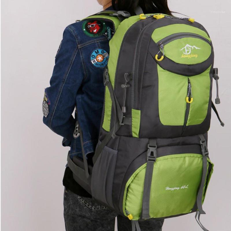 

Waterproof Nylon Cotton Travel Bag Backpack Mountaineering Backpack Portable Outdoors Unisex Knapsack Durable Practical Cycling1, Green