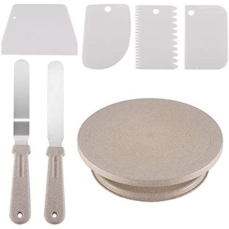

Baking & Pastry Tools Cake Turntable, Rotating Stand For Decorating Equipment Supplies Making, Set-ABUX