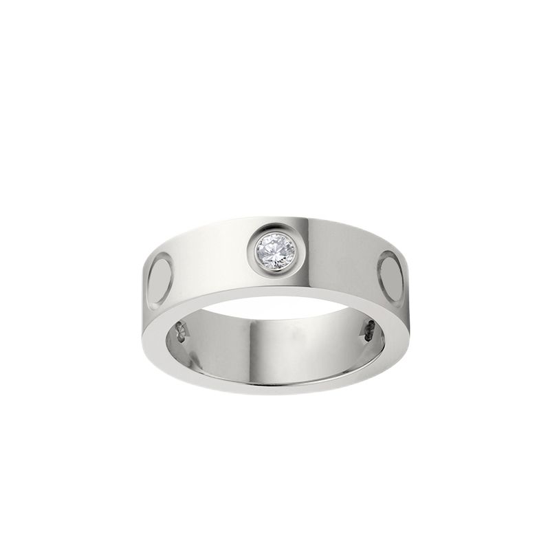 

Love Screw Ring Men/Women Band Rings 3 Diamond Designer Luxury Jewelry Titanium Steel Alloy Gold-Plated Craft Never Fade Not Allergic Store/21621802