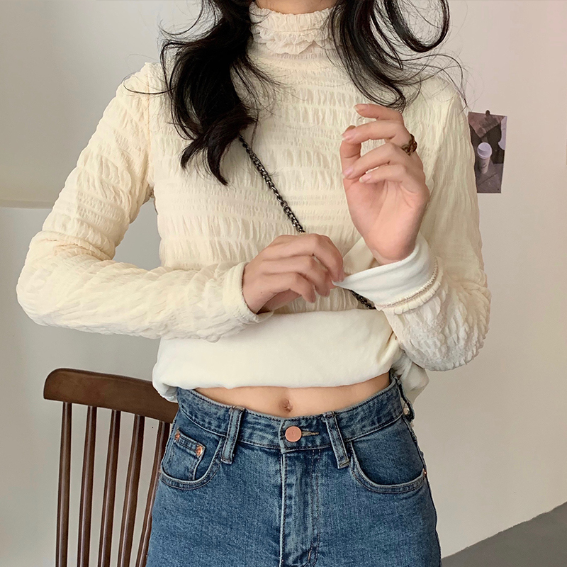 

2021 New Women's Solid-bottomed High-laced Lace Thicken Stuffed Shirts Keep Warm Winter Clothes UOH2, Apricot