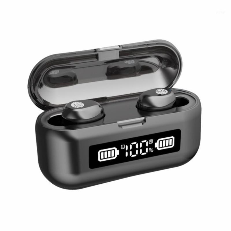 

2020 F9-44 Wireless Earbuds 5.0 In-Ear Headphones With Charging Box IPX7 Waterproof Stereo Earphones With Mic for Phones1