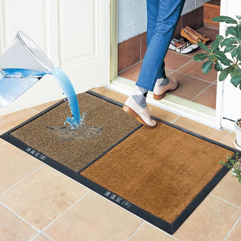 

Entrance Door Mat Northern European Household Disinfection Non-Slip Dust Removal Door Mat Absorbent Carpet outside