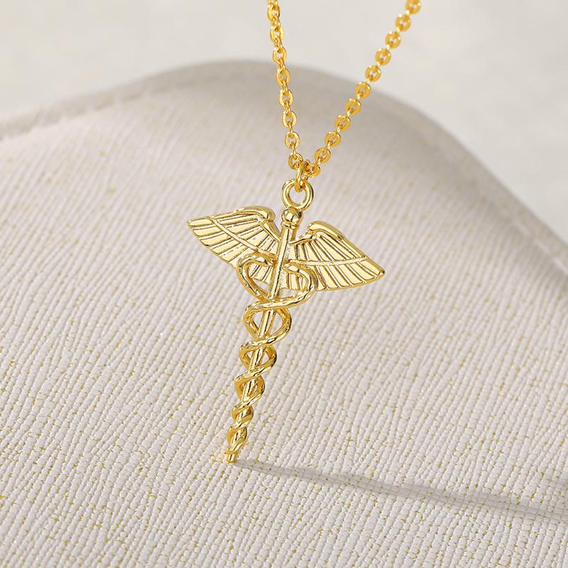 

Pendant Necklaces Vintage Angle Wing For Women Bohemia Jewelry Stainless Steel Chain Friendship Gifts Infinity Necklace Collares Mujer