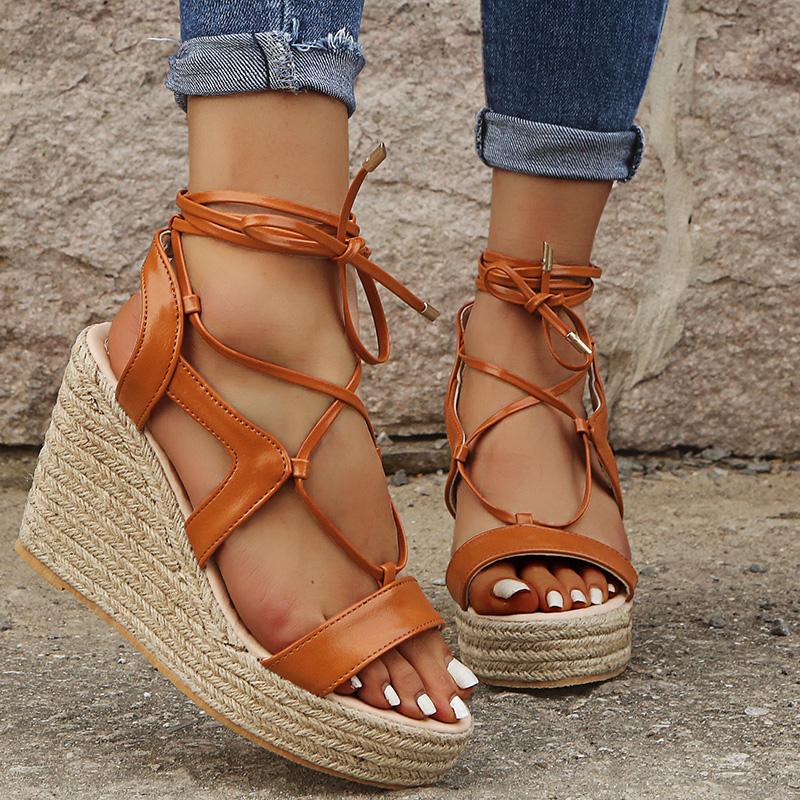 

Women Shoes 2021 New Ankle Strap Summer High Wedges Heel Sandals Fashion Open Toe Platform Elevator Women Sandals Shoes Ladies, Black