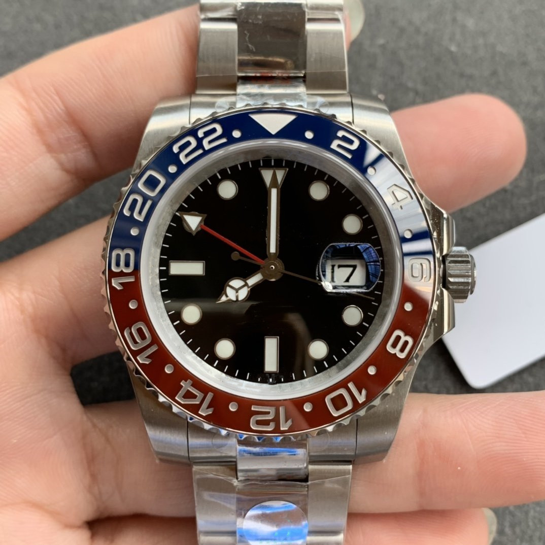 

U1 Factory Mens Watch 40mm Stainless Steel Automatic Mechanical Ceramic Sapphire Glass Waterproof Luxury Luminous Wristwatches Multiple Styles Ag001, Box