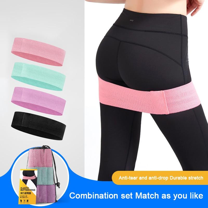 

3pcs Fabric Resistance Bands Booty Yoga Fitness Gym Workout Elastic Bands Thigh BuLeg Squat Hip Exercise Accessory
