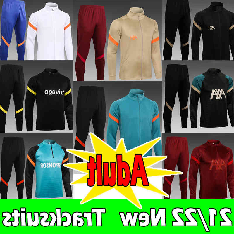 

21/22 Alexander Arnold Soccer Tracksuit Lvp 2021 2022 Cfc Football Training Suit Kit Futbol Adult Hommes 2021 2022 Jacket Survetement, Qieerxi