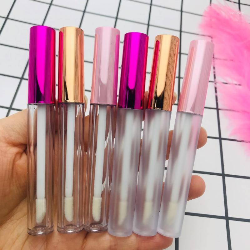 

2.5ml Frosted Empty Lip gloss tubes AS Lipstick tube Clear Lip cosmetic packing container1