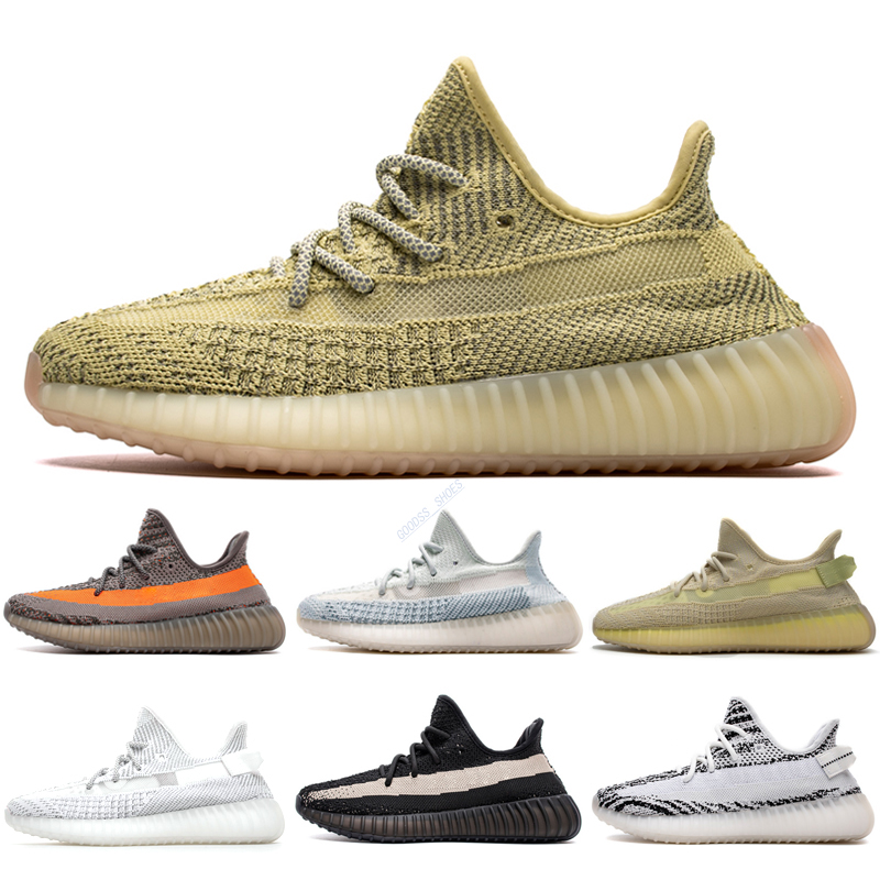 

Best Quality Linen Asriel Kanye Shoes ABEZ Reflective Elada Fashion Yecheil Static GID Glow Zebra Mens Womens Tennis Trainers 36-48