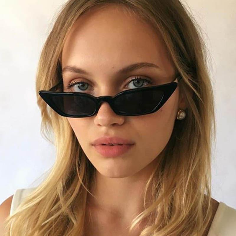 

Women Sexy Small Cat Eye Sunglasses 2020 Brand Designer Vintage Candy Color Cat Eye Sunglasses Female Retro uv400