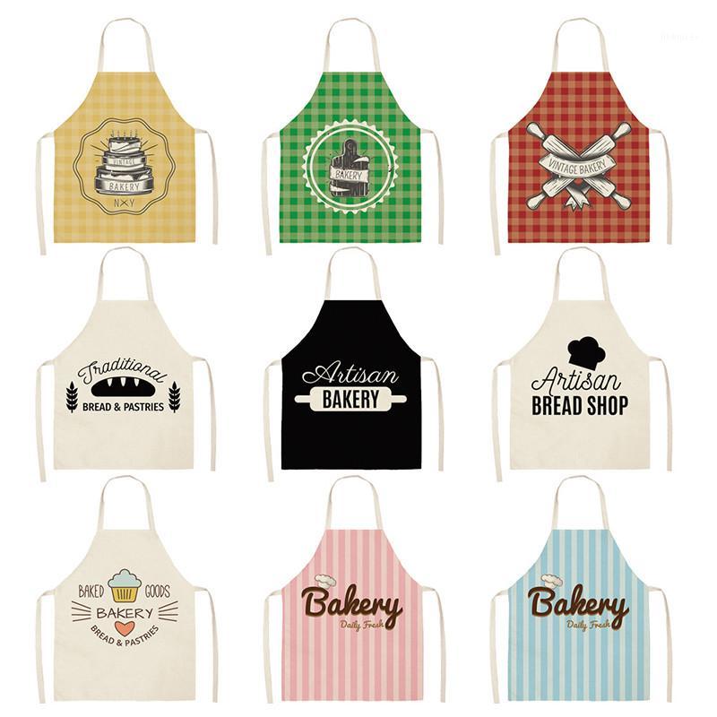 

Bake Aprons Kitchen Aprons for Woman Home Decor Cotton Linen Sleeveless Apron Cooking Baking Waist Bib Tools1