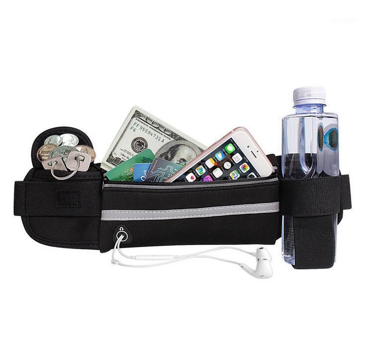 

Water bottle pockets outdoor sports pockets fitness running waterproof and anti-theft mobile phone personal spor1, Black