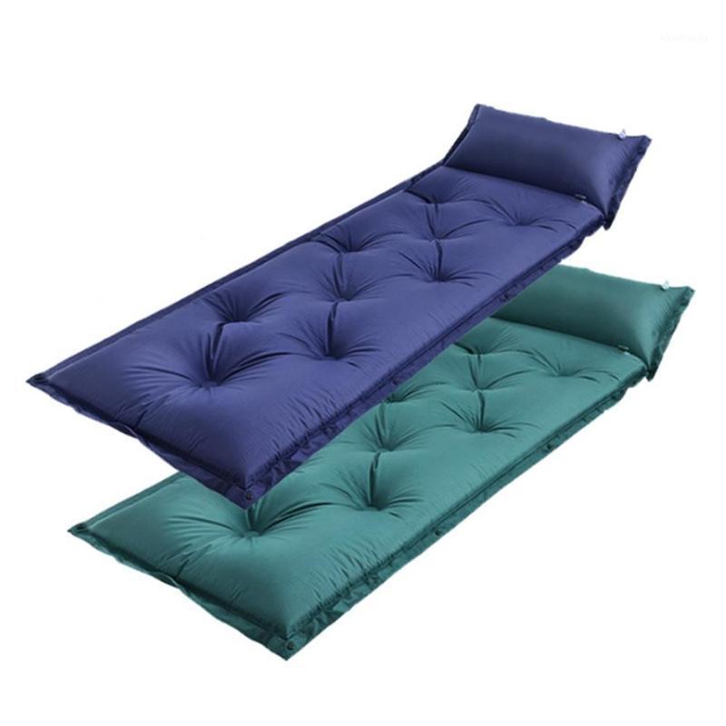 

Outdoor Self-inflating Camping Mat Moisture-proof Pad PVC Automatic Inflatable Splicing Cushion Tent Mat Fold-able Tent Pad1