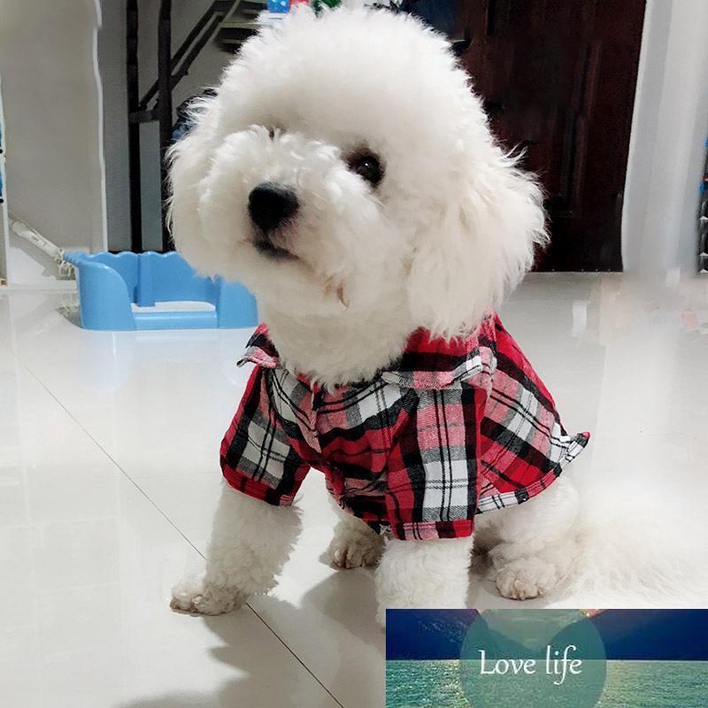 

Shirts Classic Plaid Dogs Clothes Summer Dog Vest Small Medium Pet Clothes for Pets Puppy Cat Clothing, Green