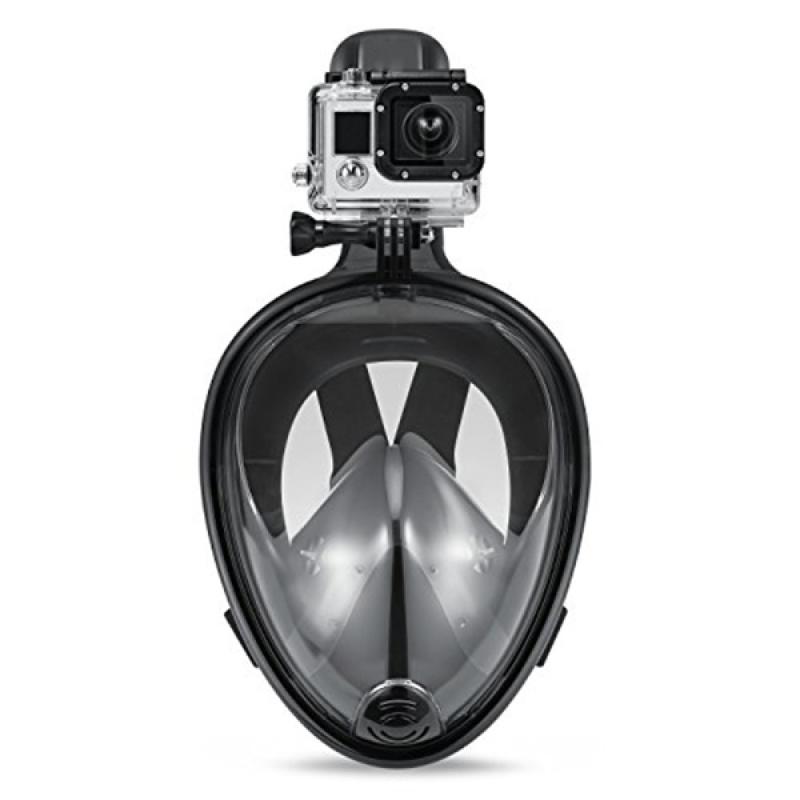 

180° Full View Panoramic Breakage-proof Snorkel Mask Full Face Snorkeling Design Anti-fog and Anti-leak Technology Diving Swimmi