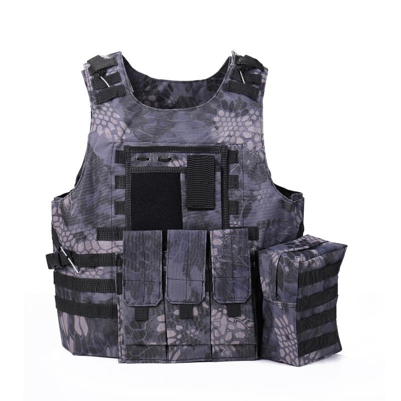 

Hunting Tactical Vest Molle Plate Carrier Magazine Paintball CS Outdoor Protective Lightweight Vest Men's, Type c
