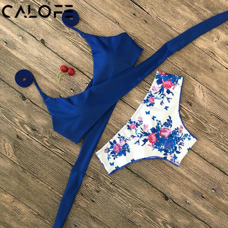 

Halter Swimwear Bikini 2020 Thong Bikini Blue Set Women Brazilian Swimwear female Biquinis Push Up Swimsuit1