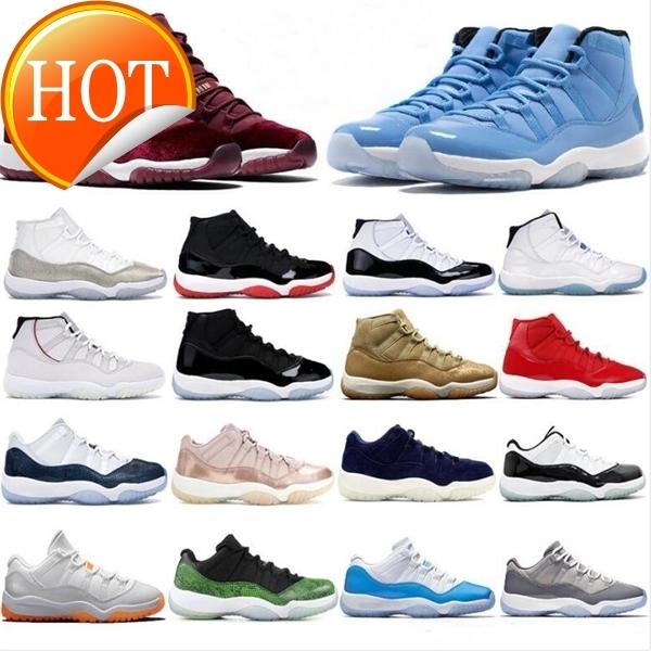 

Top 11 11s Low Legend Blue White Concord 45 Bred Men Basketball Shoes Metallic Gold Pantone Burgundy Xi Women Sports Sneakers Shoes 36 -47 Z, Metallic silve