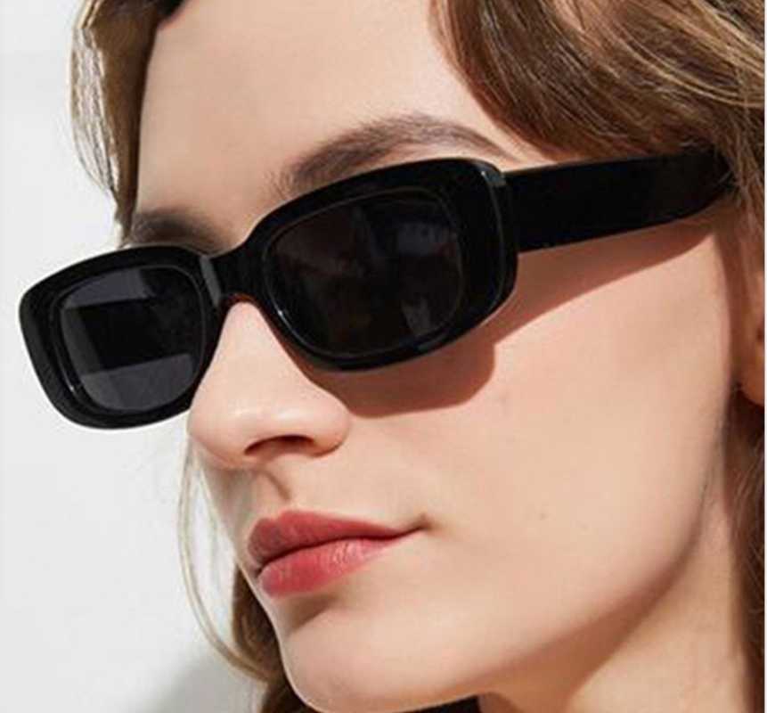 

2021 NEW Fashion Punk Sun Glasses Frame PC Lens AC Travel Sunglasses Retro Small Oval Sunglasses Women