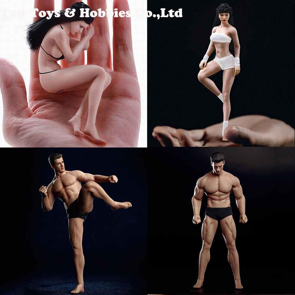 

BLeague PHMB-T01A/B 1/12th SEXY Female Super-Flexible Suntan/Pale Skin Seamless Body with Head Whole Set Body Doll Toy 1008
