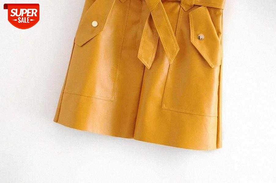 

Winter Autumn Winter Women's Mini skirt High Waist Pencil PU Leather Skirts Women Female Falda #Fu8G, White;black