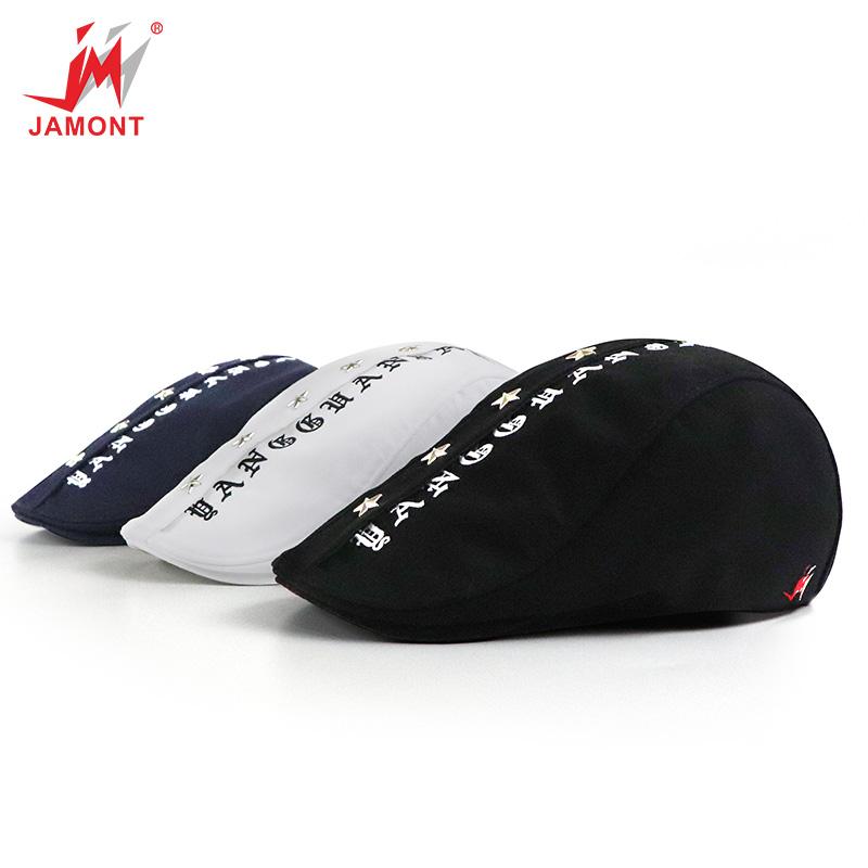 

JAMONT2020 Fashion Visor Cap Men Women Beret Spring Autumn Bone Hats Patchwork Striped Flat Caps Casquette Casual Gorras cap men, White