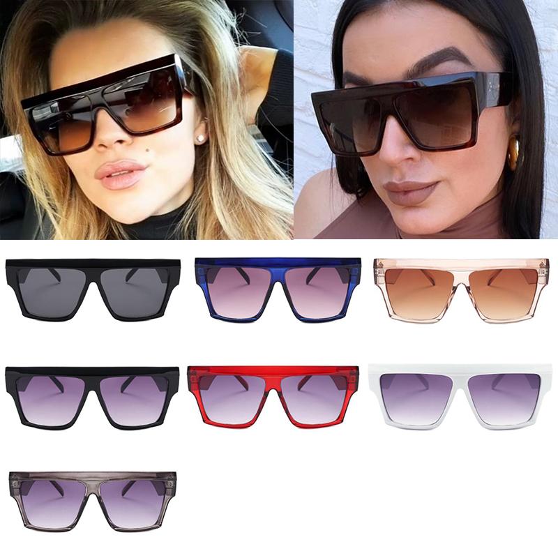 

Wholesale Flat Top Fashion Vintage Sunglasses Women Brand Designer Retro Sunglass Square Sun Glasses Oculos Lunette De Soleil
