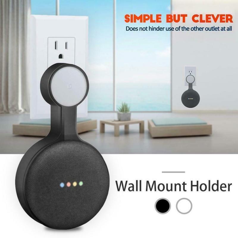 

Outlet Wall Mount Holder Hanger Stand Grip for Google Home Mini Voice Assistants Speaker Accessories TXTB11