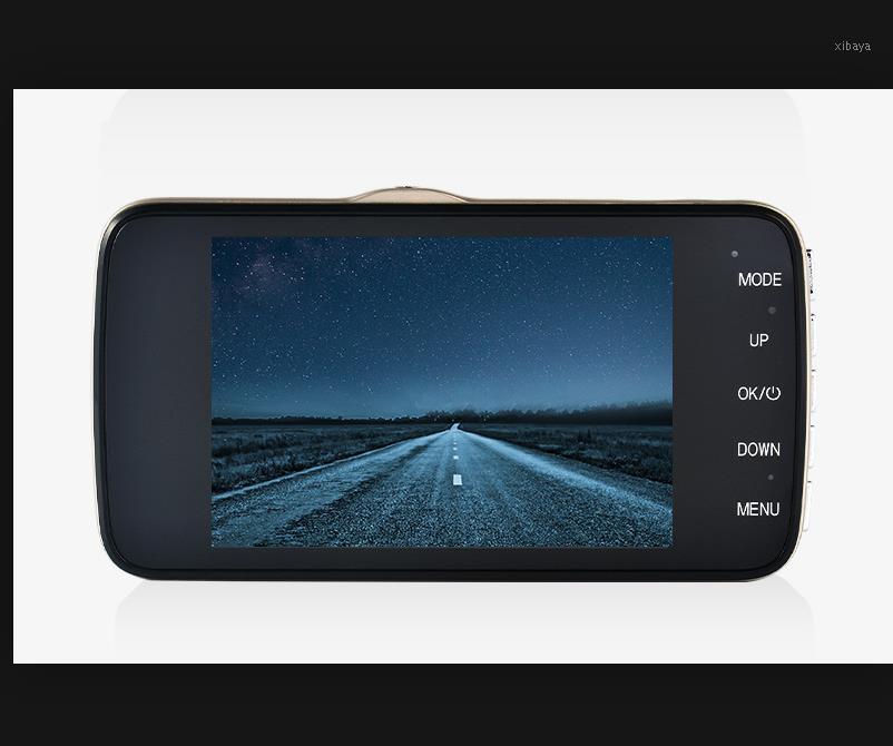 

Metal 4 inch large screen car driving recorder car dvr HD 1080p night vision front and rear dual lens factory direct wholesale1
