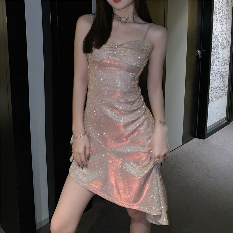 

2021 New Sleeveless Mermaid Ragged Shiny Blingbling Dressed As a Summer Party 9ZXV, The pictures