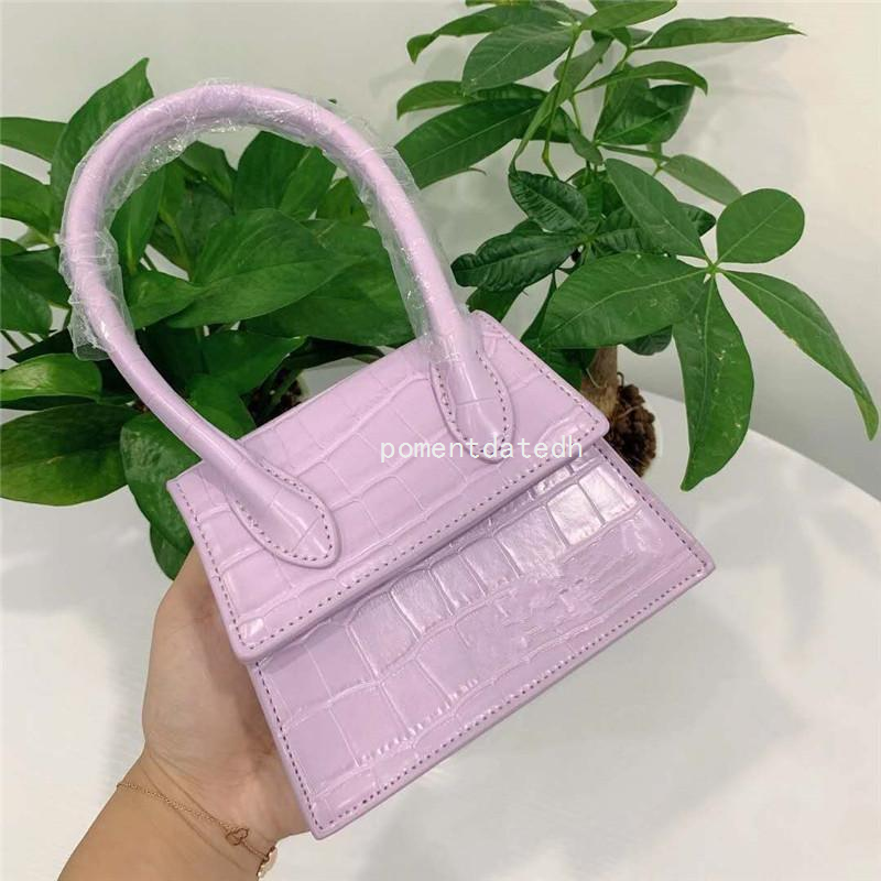 

New vintage luxury designer Women's mini Handbag, alligator leather, with shoulder strap, cross-body bag, Pink