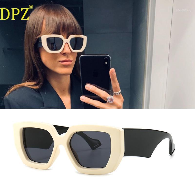 

2020 DPZ New big-name modern retro big frame sunglasses high-end women street shooting wild trend sunglasses1